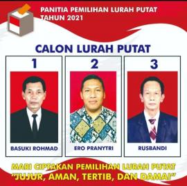 PENETAPAN DAN PENGUNDIAN NOMOR URUT CALON LURAH KALURAHAN PUTAT